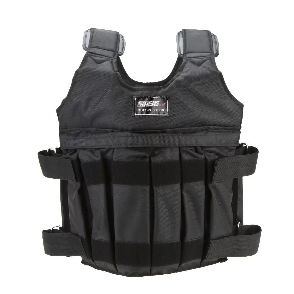 SUTENG Invisible Weightloading Sand Clothing - Adjustable Weighted Vest for Exercise and Boxing Training; Max Loading 50kg