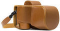 MegaGear Sony Alpha A7S II; A7R II; A7 II (28-70mm) Ever Ready Leather Camera Case and Strap; with y Access -