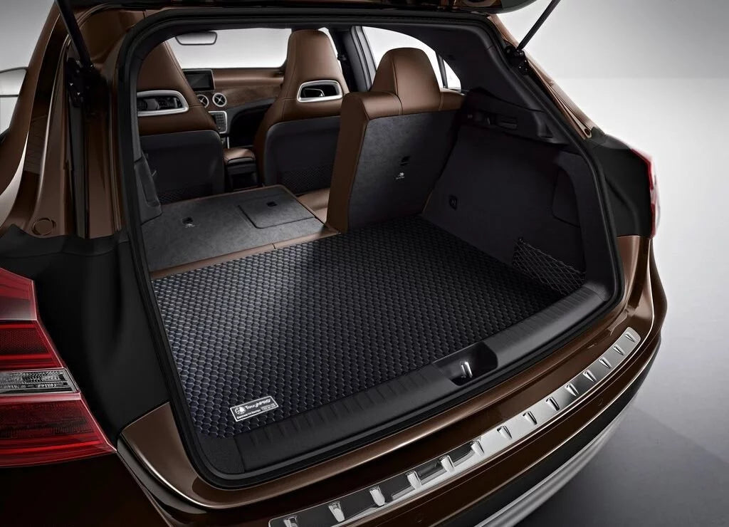 ToughPRO - Trunk Mat Compatible with Nissan Altima - All Weather Heavy Duty (Made in USA) - Black Rubber - 2019