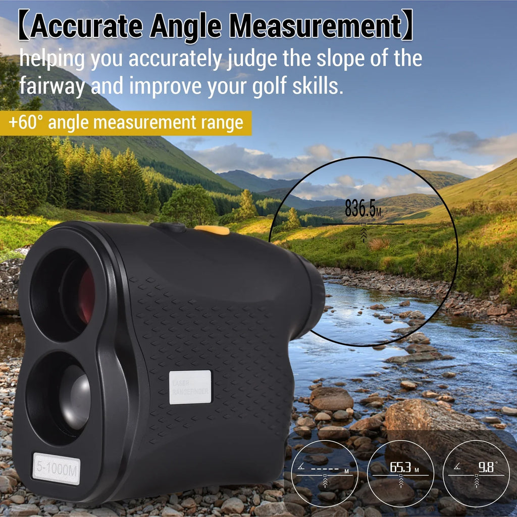moobody Digital Measurement Rangefinders; Monocular Telescope with 600M / 800M / 1000M ; Perfect for