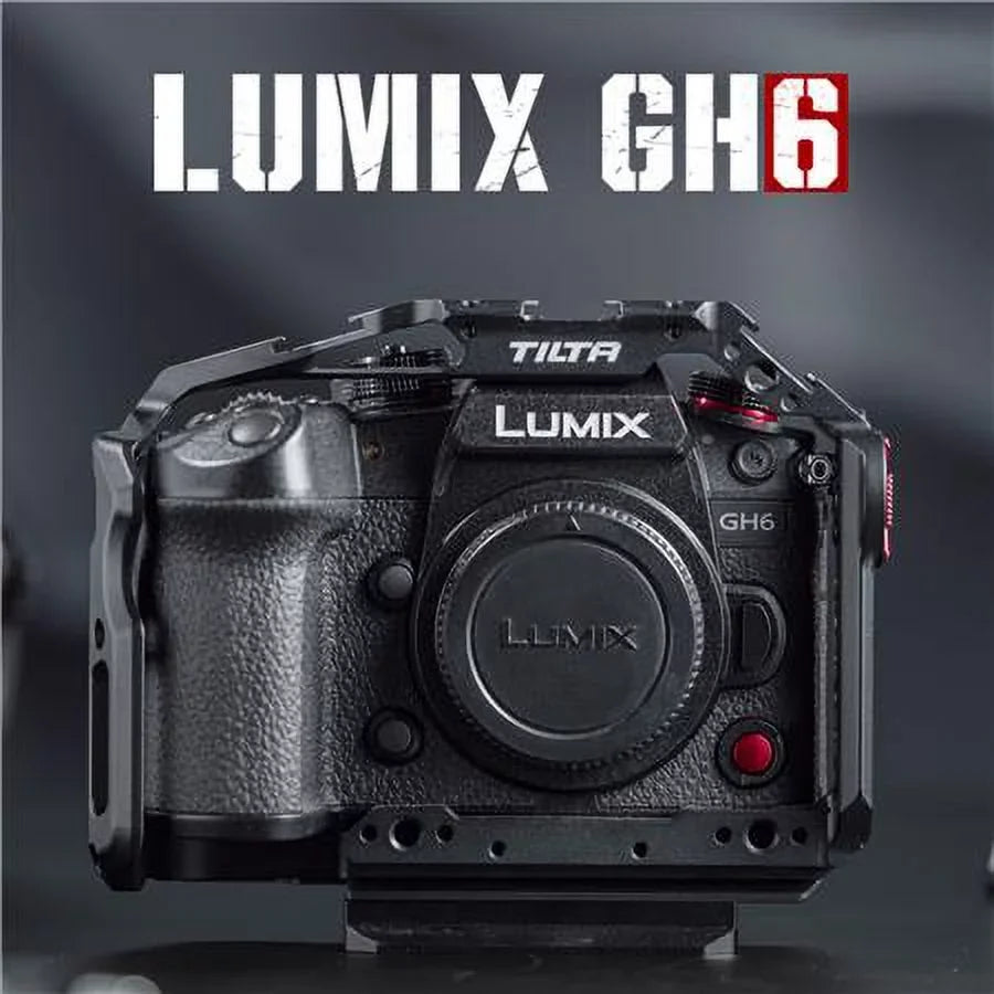 Full Camera Cage for Panasonic Lumix GH6; Black