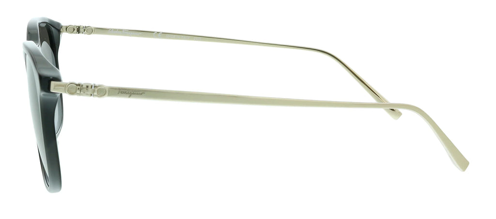 Salvatore Ferragamo Grey Square Unisex Sunglasses SF2846S 001 53