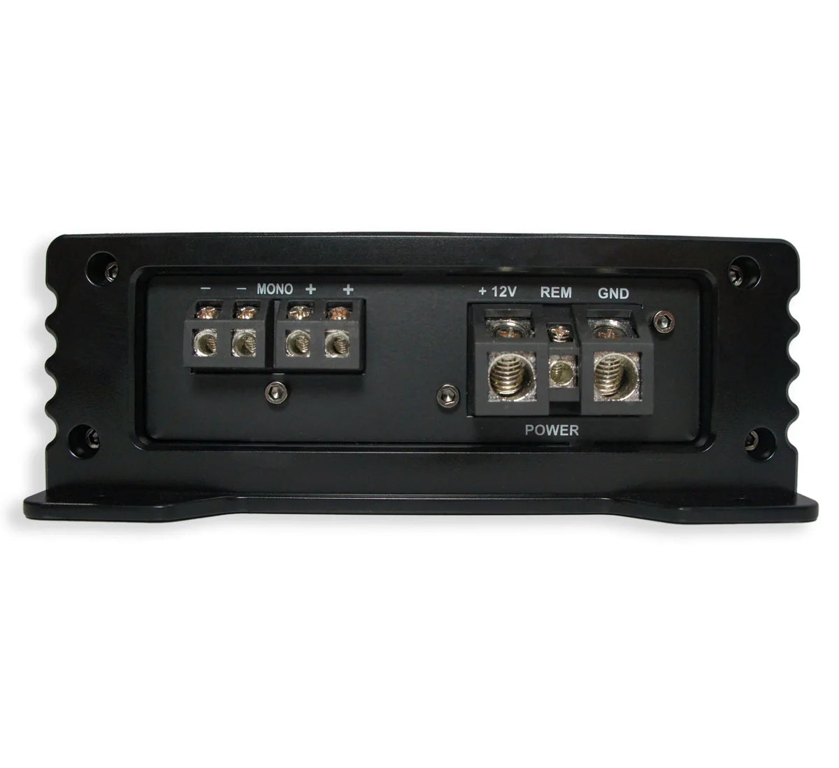 Universal Car Stereo Rearfire Sealed Single 12" Alpine Next-Generation R-Series R2-W12D4 Sub Box Enclosure with Harmony HA-A800.1 Amplifier & 4GA Amp Kit
