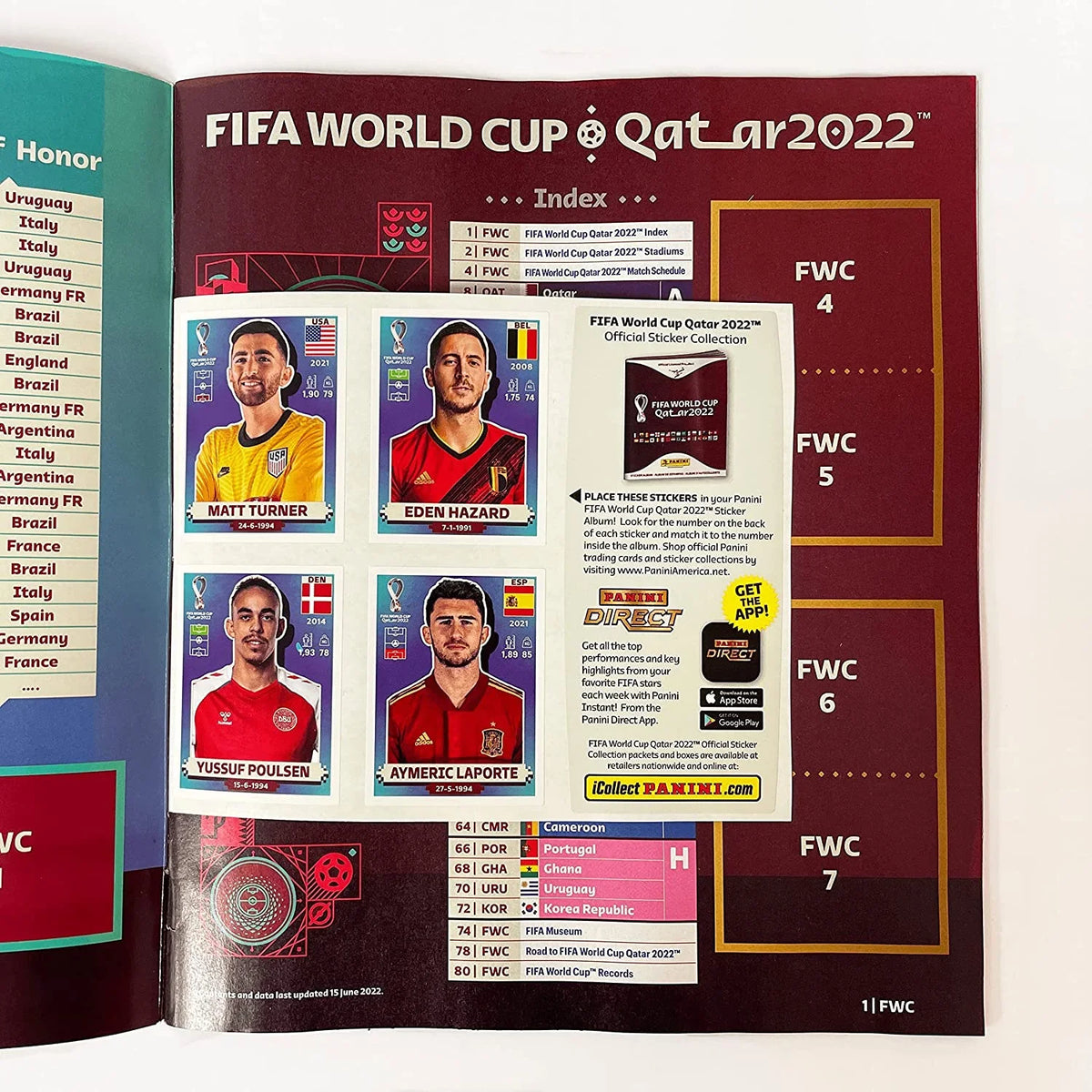 2022 Panini FIFA World Cup Stickers - Mega Starter Pack (Album + 50 Stickers Total) (US Version) 8 Sticker Packs + 10 Stickers Inside The Album