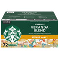 Starbucks Veranda Blend Light Roast K-Cup Pods for Keurig Brewers; 72 pods