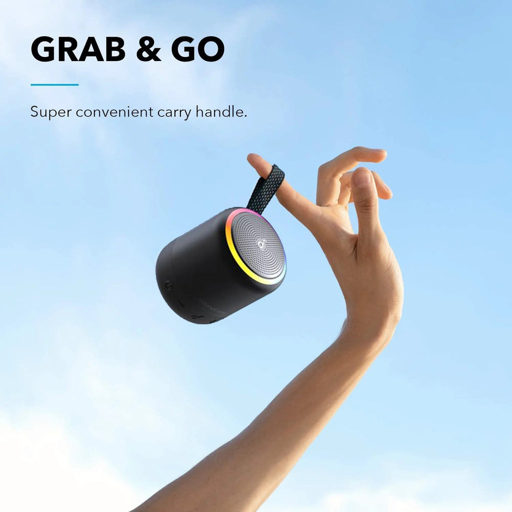by - Mini 3 Pro Portable Speaker; 15-Hour Playtime; IPX7 Liquidproof