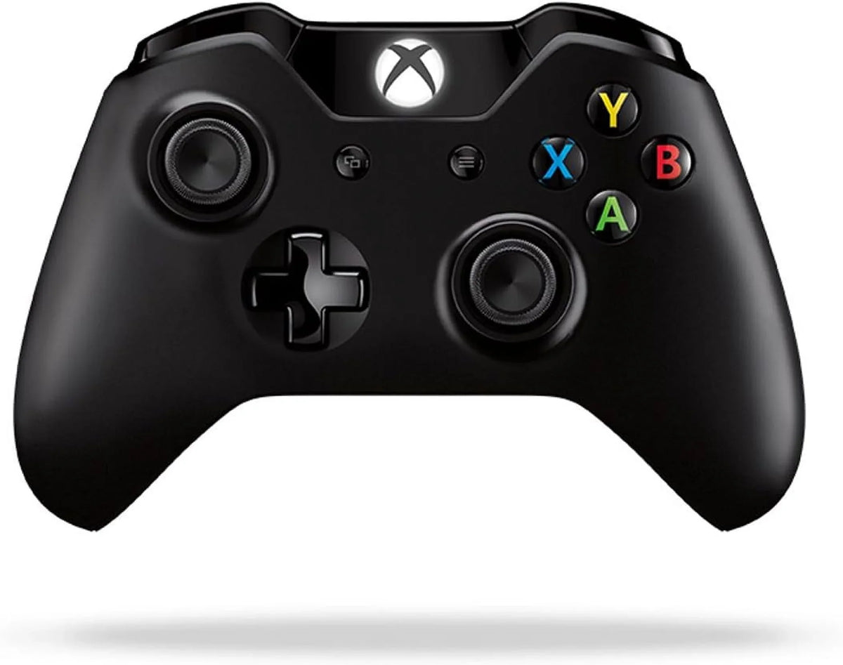 Microsoft Xbox One Original 500GB Gaming Console Black Headset 2 Controller Included With FIFA-20 Game BOLT AXTION Bundle Used