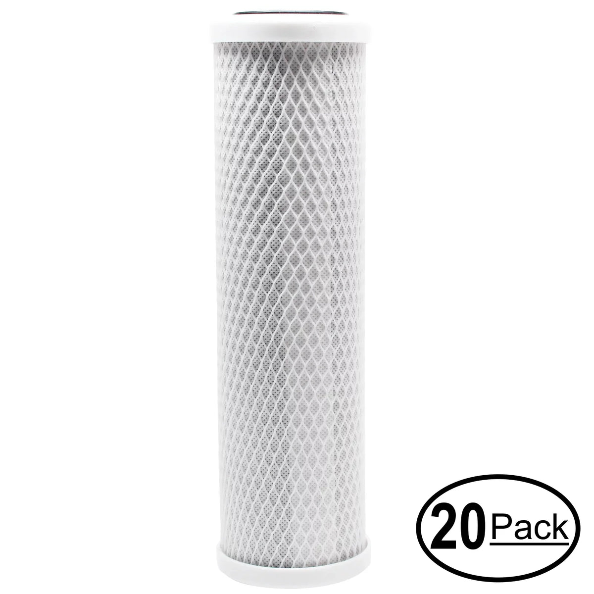 20-Pack Replacement for Rainfresh RO450/RO450M Activated Carbon Block Filter - Universal 10 inch Filter for Rainfresh RO450 - Denali Pure Brand