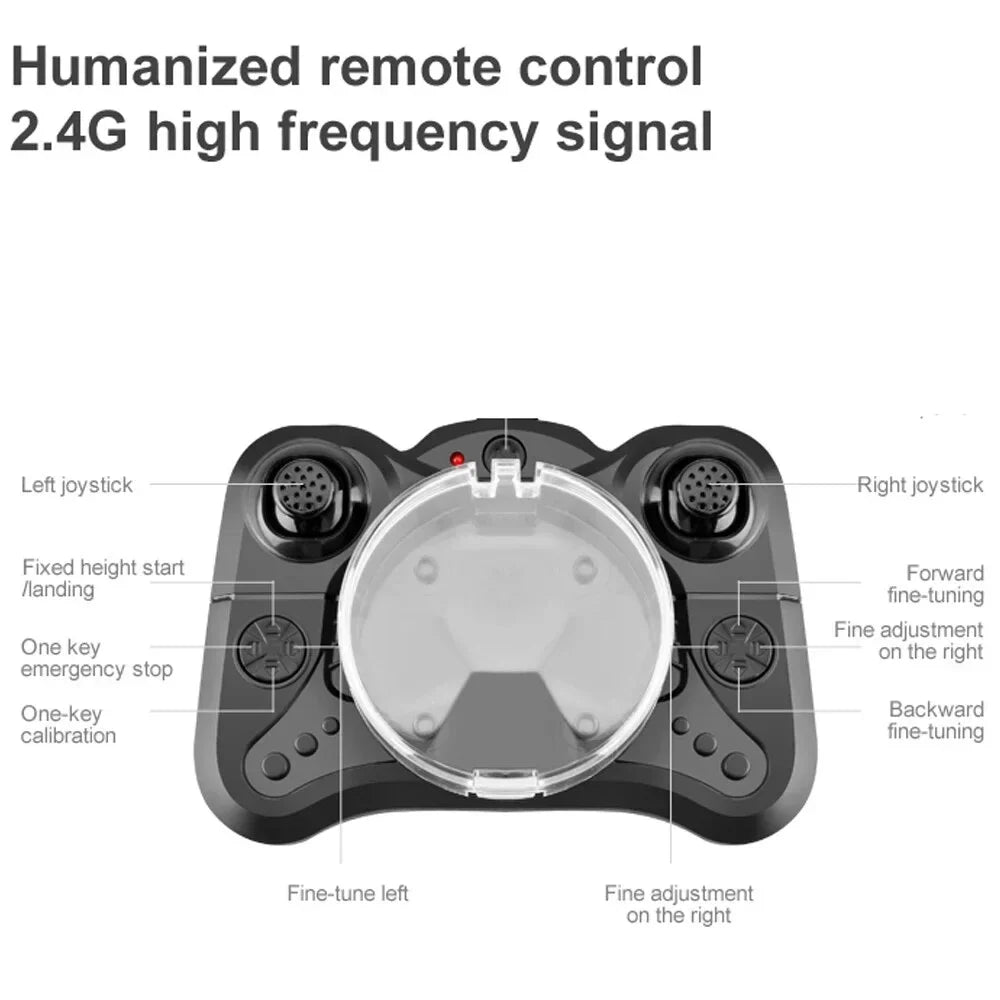 K01 Mini Drone for Kids;RC Quadcopter With HD Camera and 2pcs Batteries;Headless Drones Foldable RC Aircraft One Click Take-off and Landing Suitable for Beginners Toys Gift