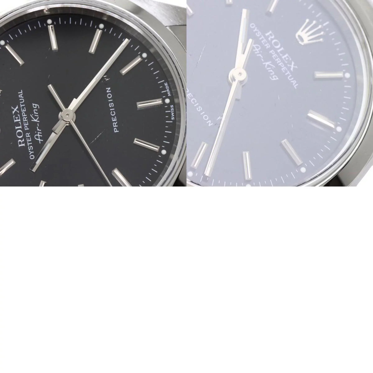 Pre-Owned Rolex 14000M Air King Watch Stainless Steel SS Men's ROLEX (Good)