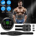 iMounTEK Muscle Stimulator Workout Equipment Abdominal Toning Belt ABS Training Fitness Equipment Waist Trimmer Belt; 6 Modes; 18 Intensity Levels; Home Office Equipment