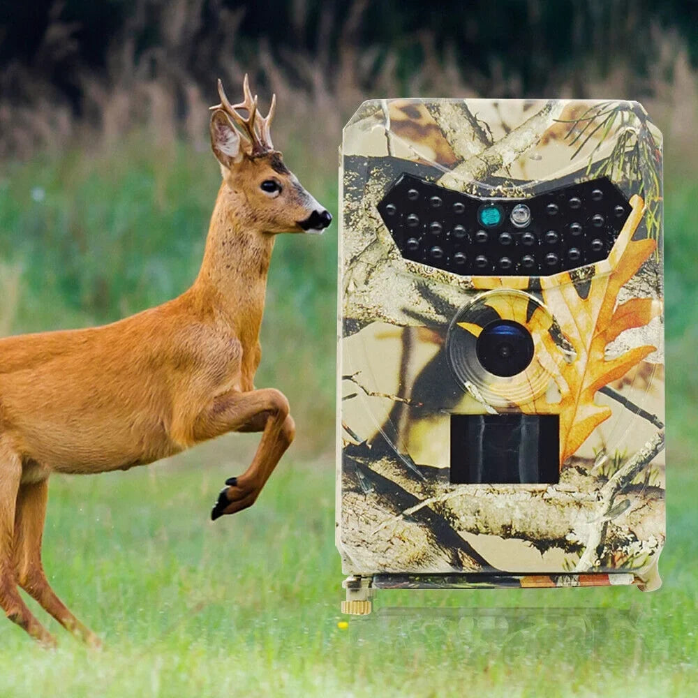 Infrared Trail Camera;DFITO Wildlife Monitor; 1080P; 12MP; Home Security; Farm Monitoring; Hunting Trail Monitor; Hunting Wildlife Camera Liquidproof (SD Card NOT Included)