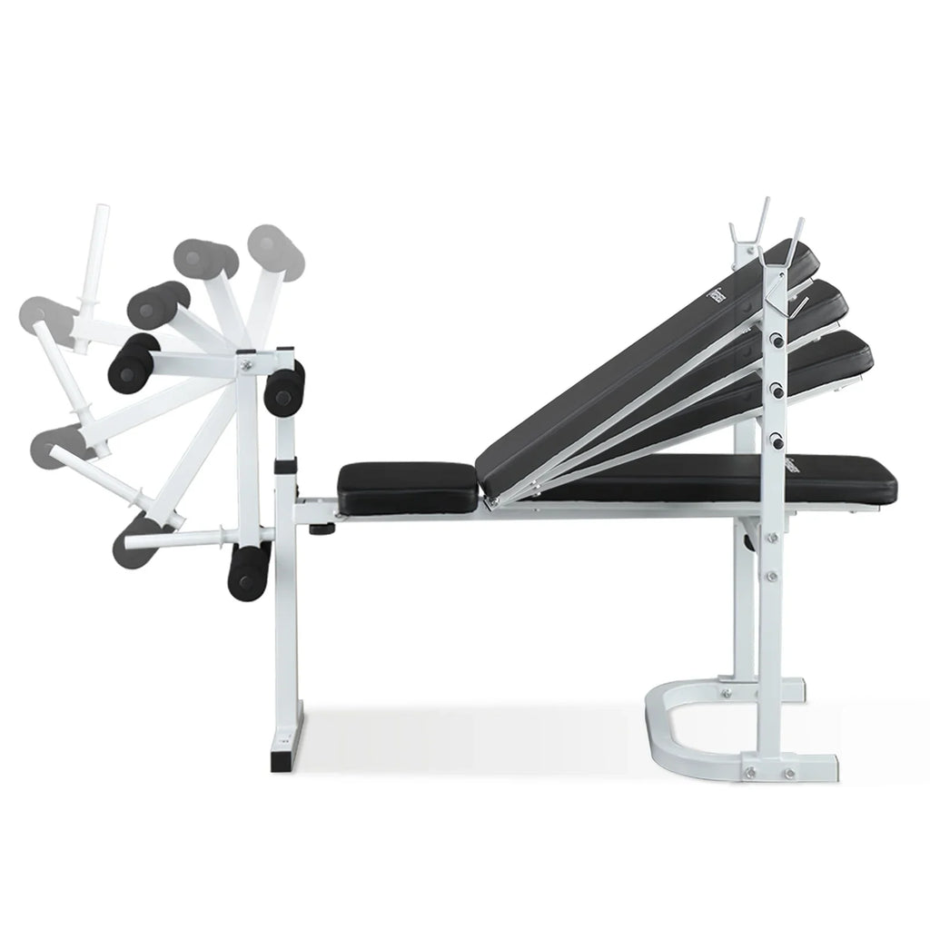 Winado Adjustable Olympic Weight Bench; with Squat Rack
