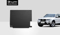 ToughPRO - Trunk Mat Compatible with BMW X3 - All Weather Heavy Duty (Made in USA) - Black Rubber - 2017