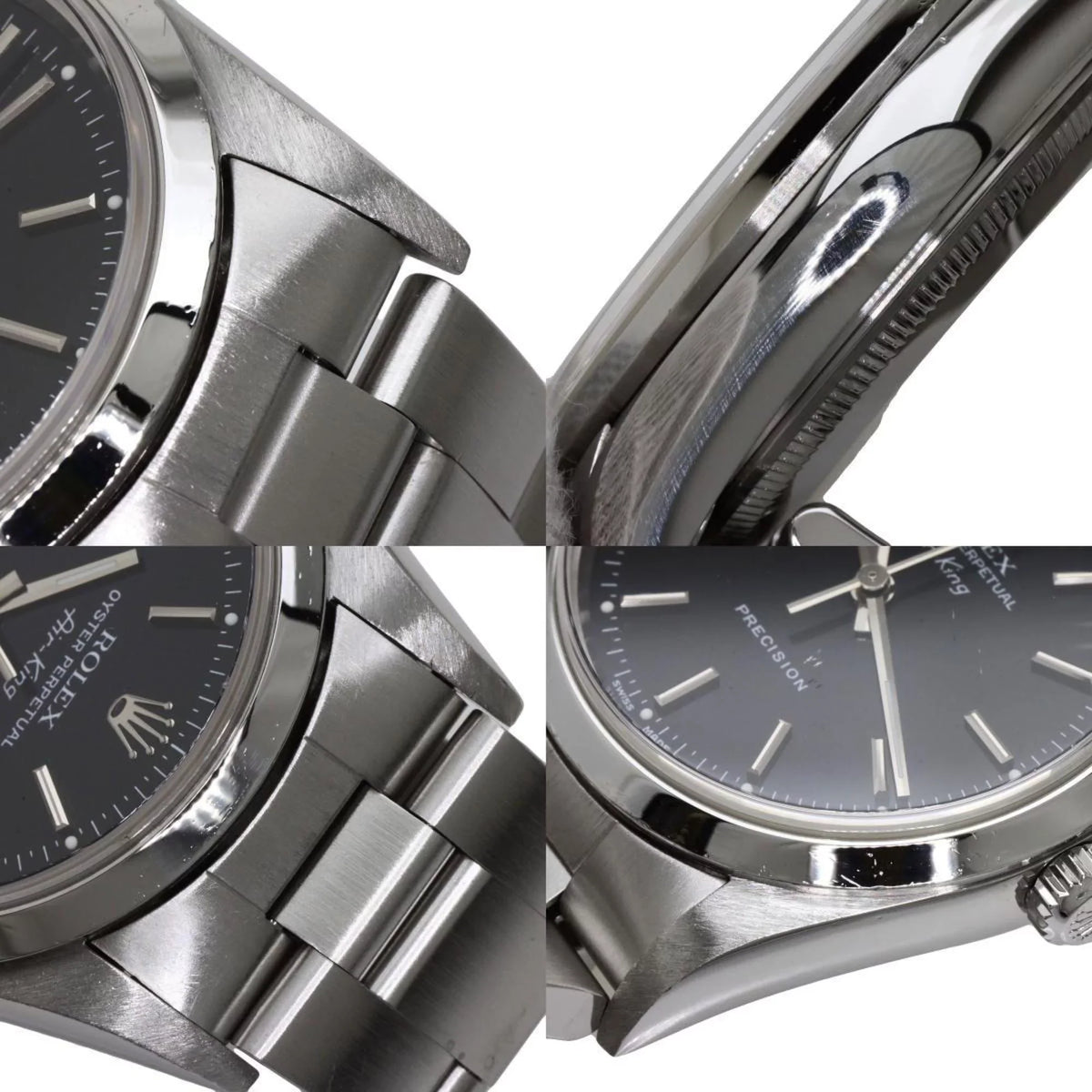 Pre-Owned Rolex 14000M Air King Watch Stainless Steel SS Men's ROLEX (Good)