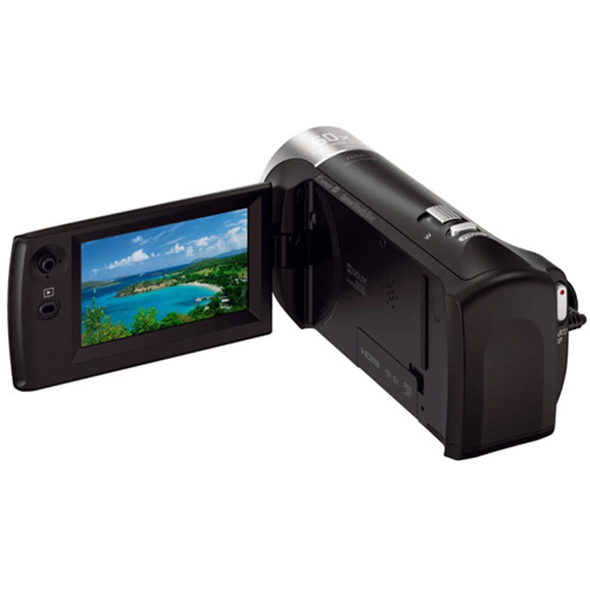 Sony HDR-CX405 HD Handycam Camcorder Video Recording with 32GB Micro SD Memory Card + Case + Tripod + ZeeTech Accessory Bundle