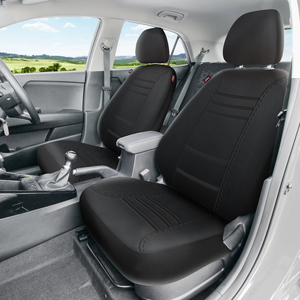 Genuine Dickies 2 Piece Aquablock Universal Car Seat Covers; Gray