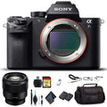 Sony Alpha a7S II Mirrorless Camera ILCE7SM2/B With Sony FE 24-70mm Lens; Soft Bag; Additional Battery; 64GB Memory Card; Card Reader ; Plus Essential Accessories