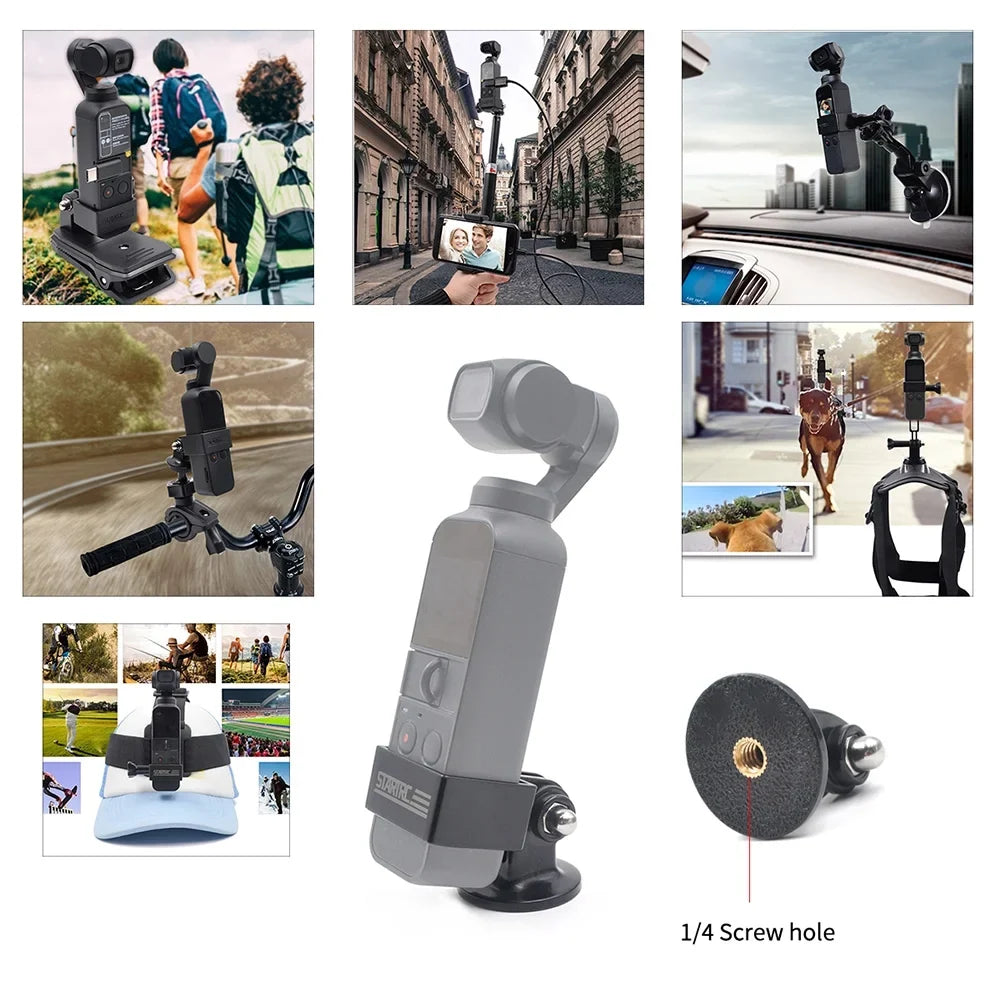 Dazzduo Camera Mount;OSMO Pocket Camera OSMO Mount Adapter Kit Adapter Kit OSMO Camera Pocket Camera Camera Mount Kit OSMO Pocket Camera Mount Adapter