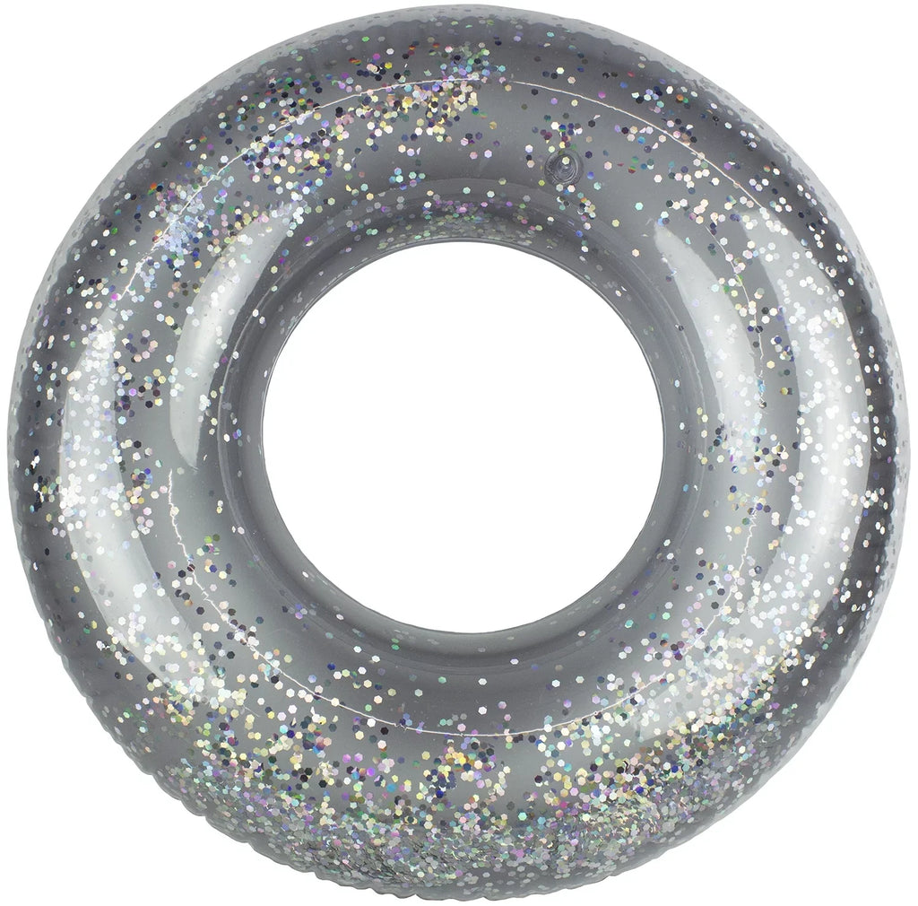 Poolmaster 36-foot Silver Glitter Swimming Pool Float Tube