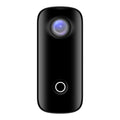 SJCAM C100 Mini Action Camera 1080P/30fps Digital Video Camera 30M Liquidproof Magnetic Body Built-in Battery WiFi Connection APP Sharing with Liquidproof Case Back Clip Lanyard