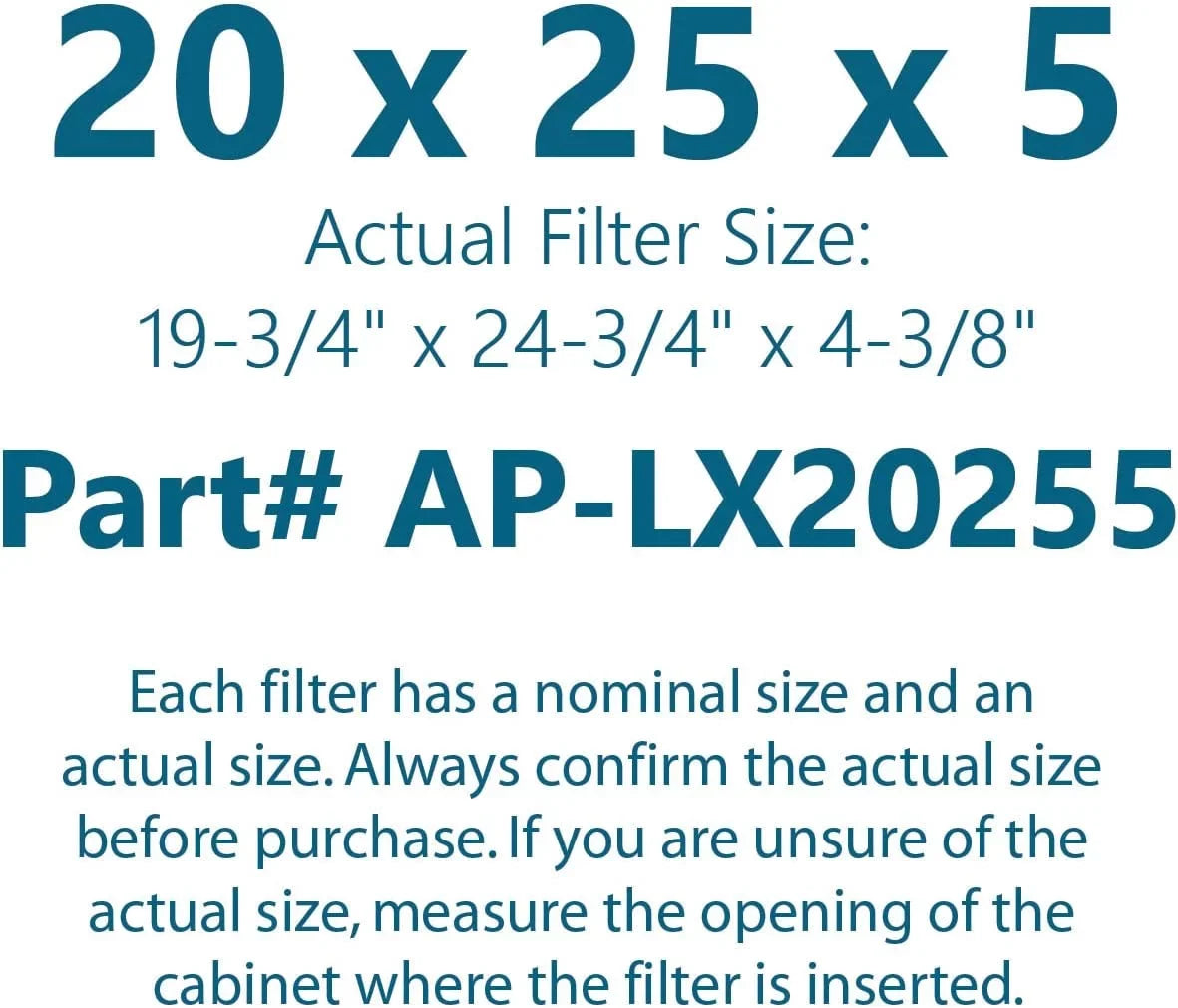 20X25x5 (Actual Size: 19-3/4" X 24-3/4" X 4-3/8"); Pleated HVAC AC/Furnace Air Filters | Replacement For FC100A1037; X6673; Carrier; & Bryant | MERV 11 | Pack Of 2