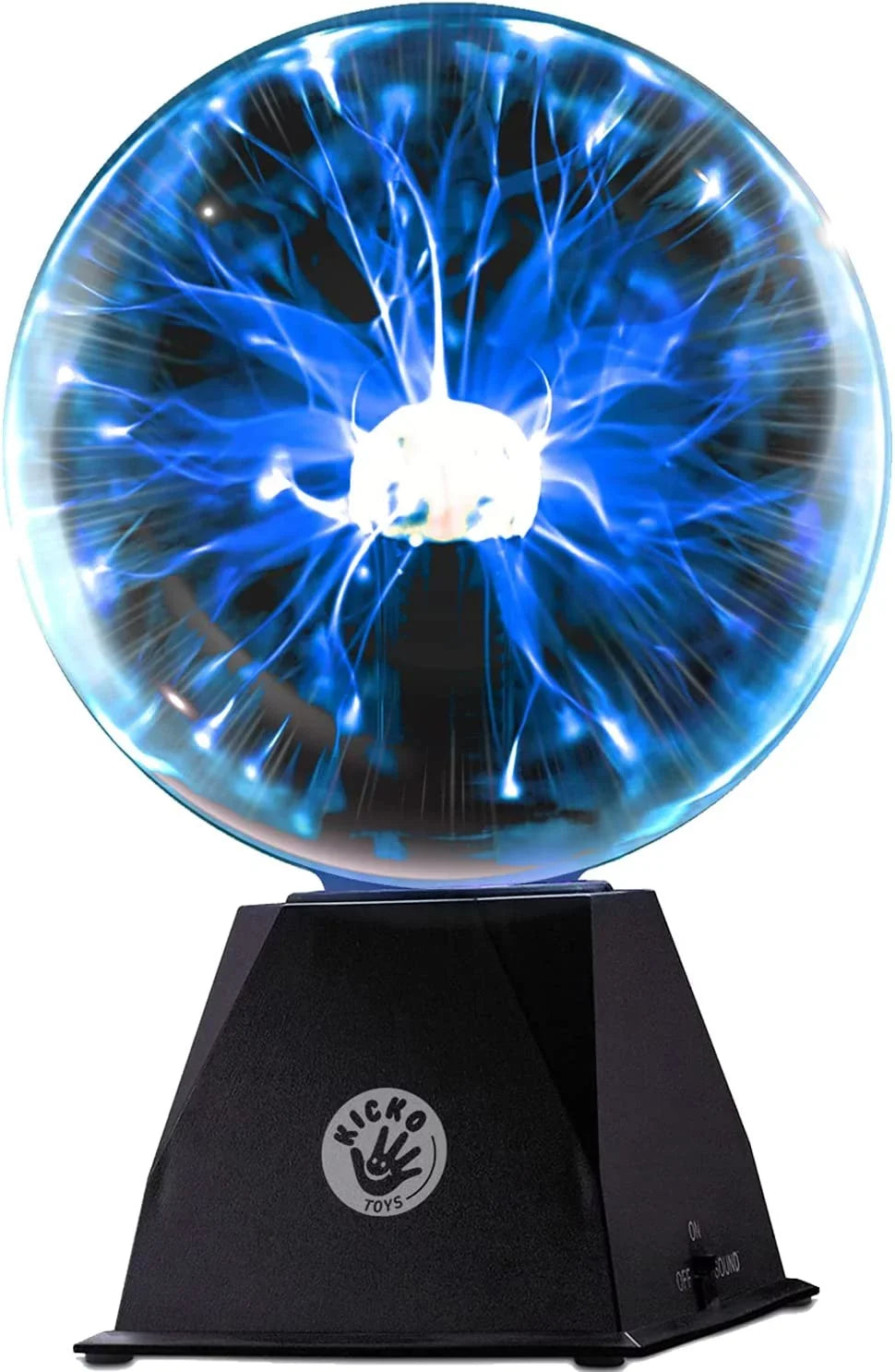 Kicko Blue Plasma Ball - 7 inch - Nebula; Thunder Lightning