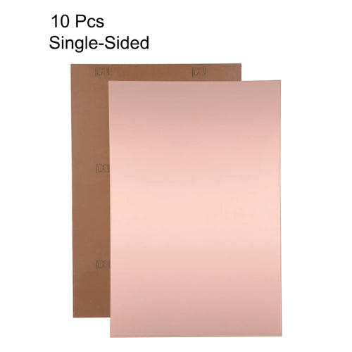 10 pcs 180x120mm Single-Sided Copper Clad Laminate PCB Circuit Bakelite Board 1.5mm Thickness DIY Prototyping PCB Board