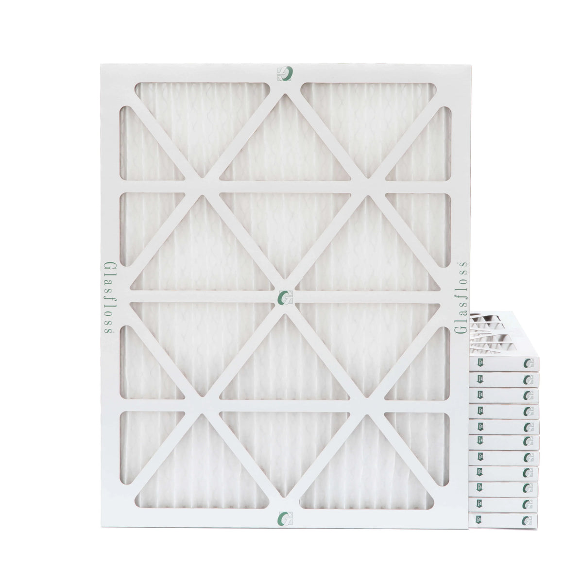 12 Pack of 16x20x1 MERV 13 Pleated Air Filters for AC & Furnace. Actual Size: 15-1/2 x 19-1/2 x 7/8