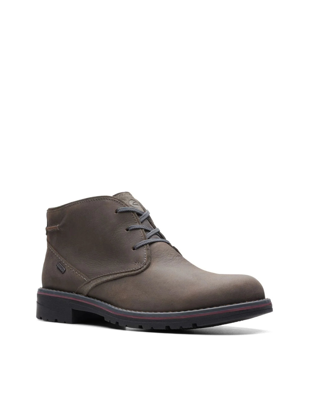 COLLECTION BY CLARKS Mens Brown Resistant Cushioned Removable Insole Morris Peak Round Toe Lace-Up Leather Chukka Boots 10 W