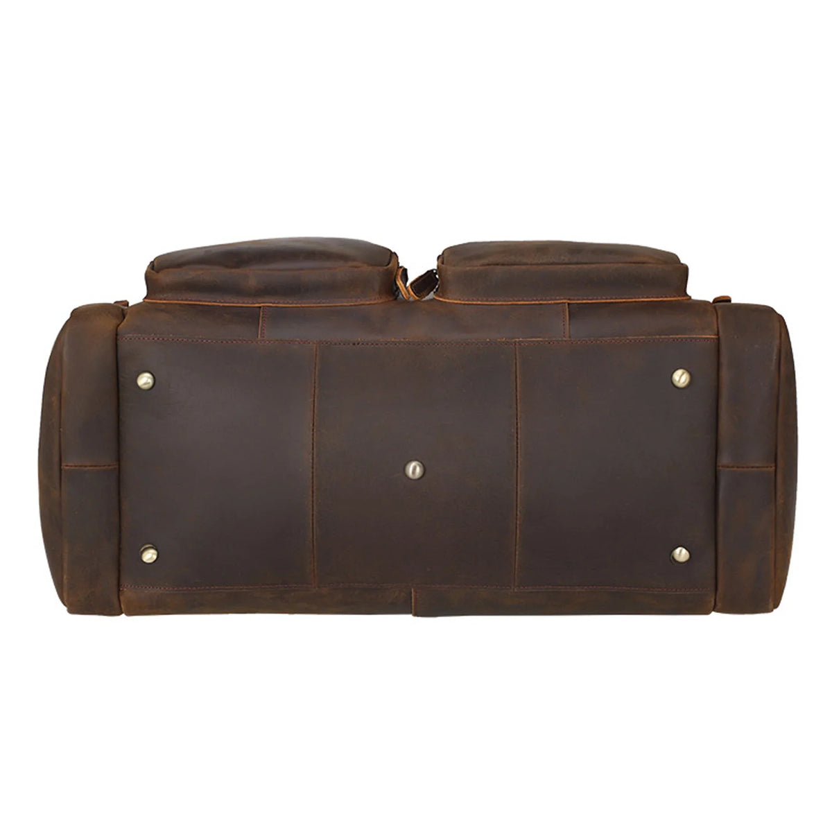 Full Grain Leather Duffle Bag; Travel Bag; Shoulder Bag