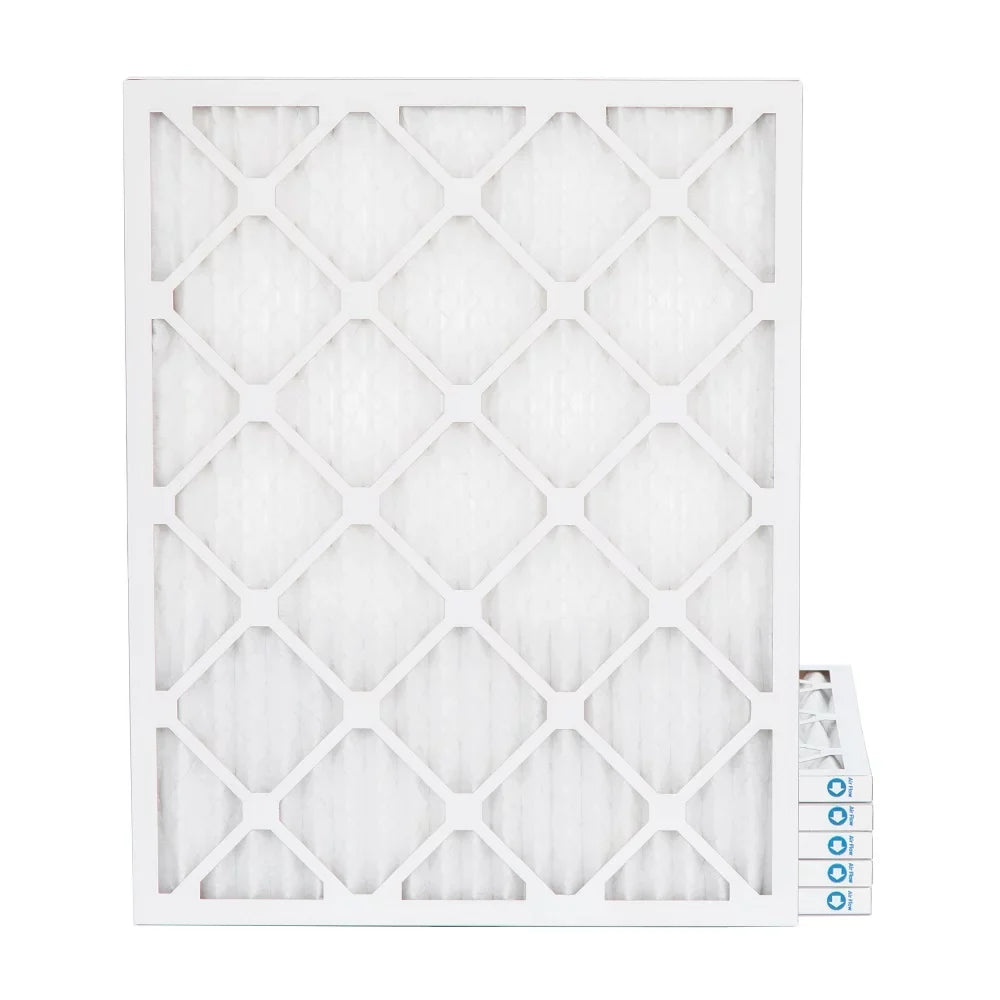 16-3/8 x 21-1/2 x 1 MERV 11; MPR 1000 Pleated AC Furnace 1" Air Filters by Pamlico. Quantity 6. Actual Size: 16-3/8 x 21-1/2 x 3/4