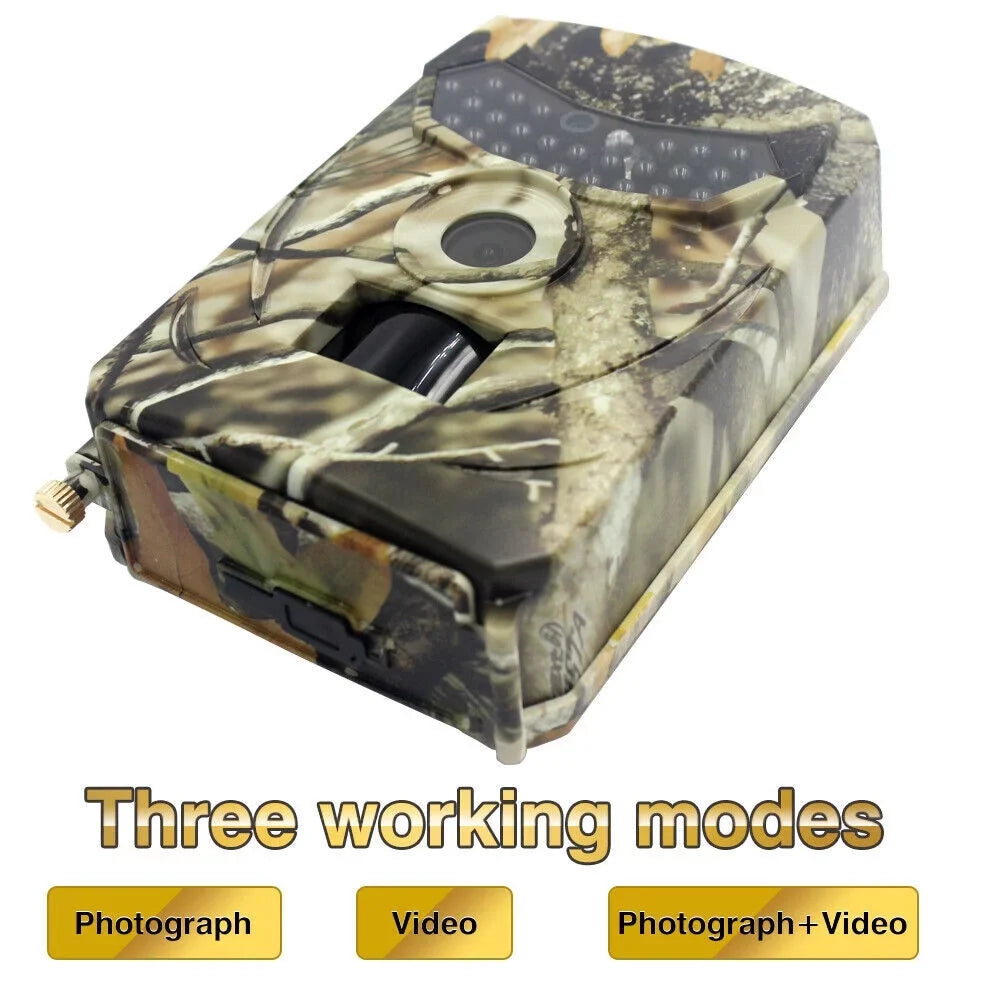 Infrared Trail Camera;DFITO Wildlife Monitor; 1080P; 12MP; Home Security; Farm Monitoring; Hunting Trail Monitor; Hunting Wildlife Camera Liquidproof (SD Card NOT Included)