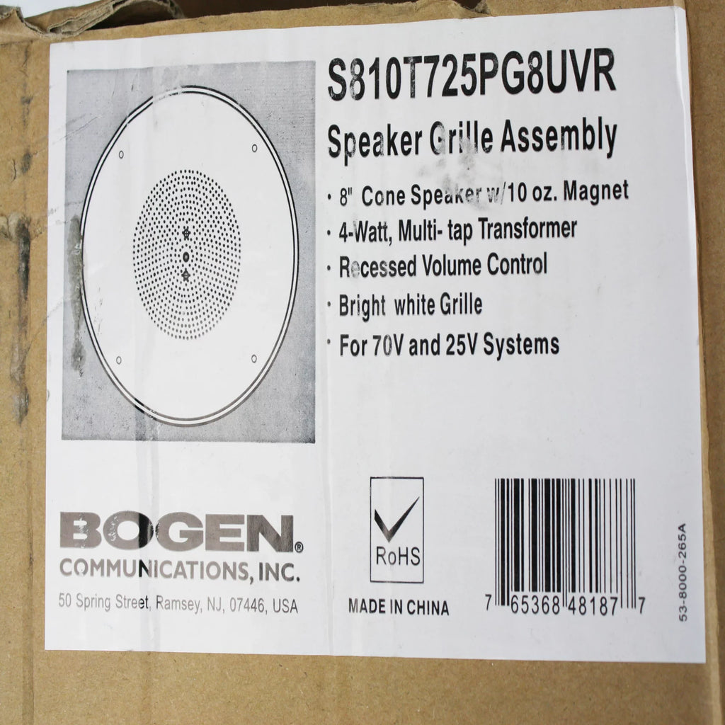 Bogen S810T725PG8UVR Ceiling Speaker