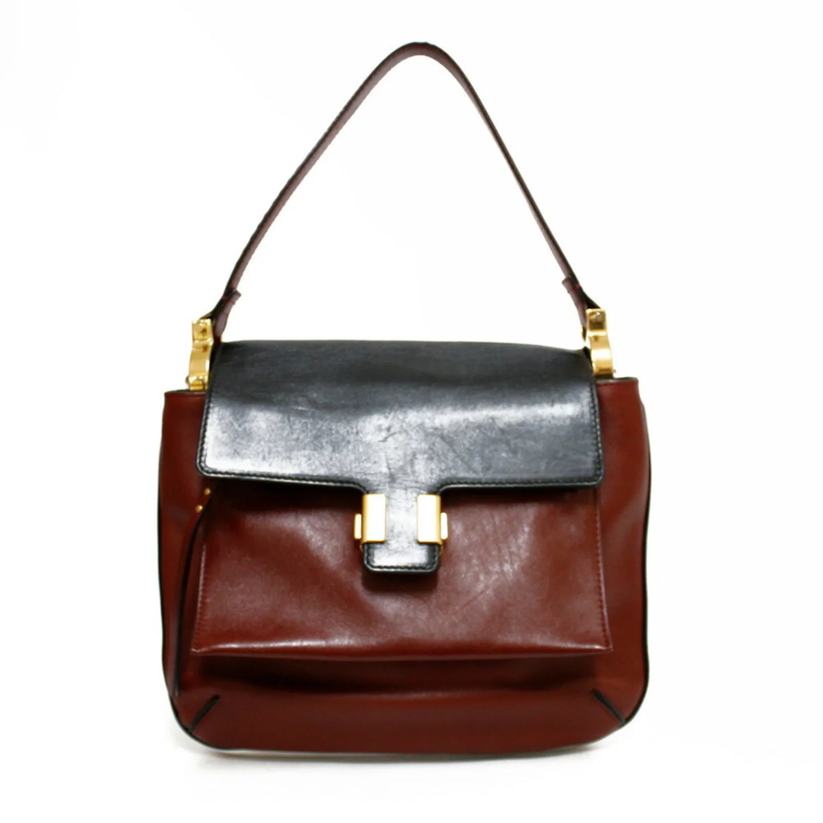 Pre-Owned Chloé Chloe Shoulder Bag Brown Women's Leather (Good)