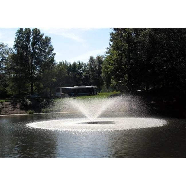 Kasco 1 HP J Series Decorative Fountain - 120V with 50 Ft Current-activated Power Cord | Pond and Lake Fountain | Efficient Pond Aerator Outdoor Fountain Black