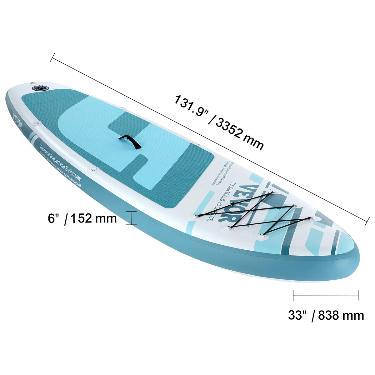 11' Sup Inflatable Stand Up Paddle Board Surf Board with Paddle Accessory