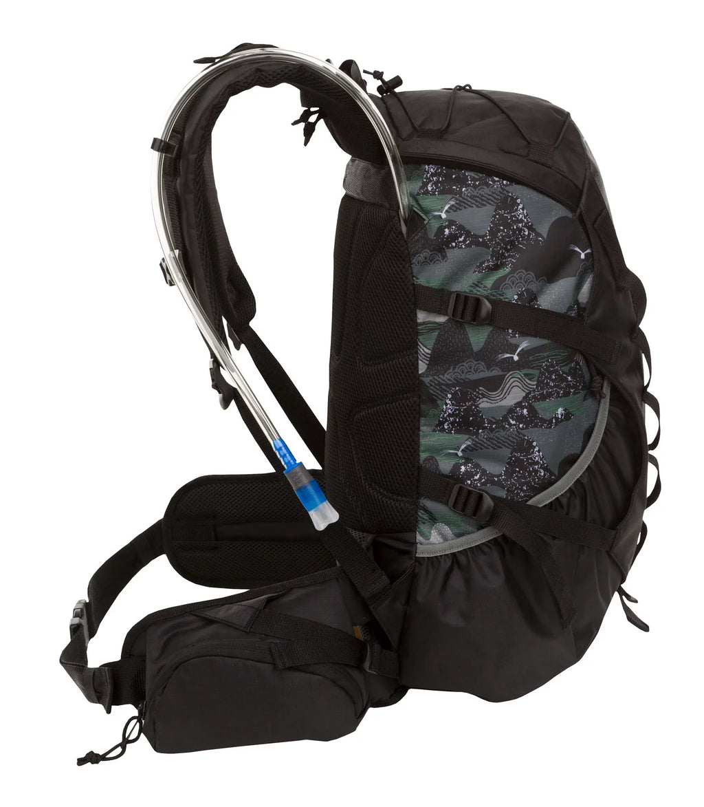 Outdoor Products Big Sur 28.5 L Hydration Backpack with Bladder; Internal Frame; Unisex; Black