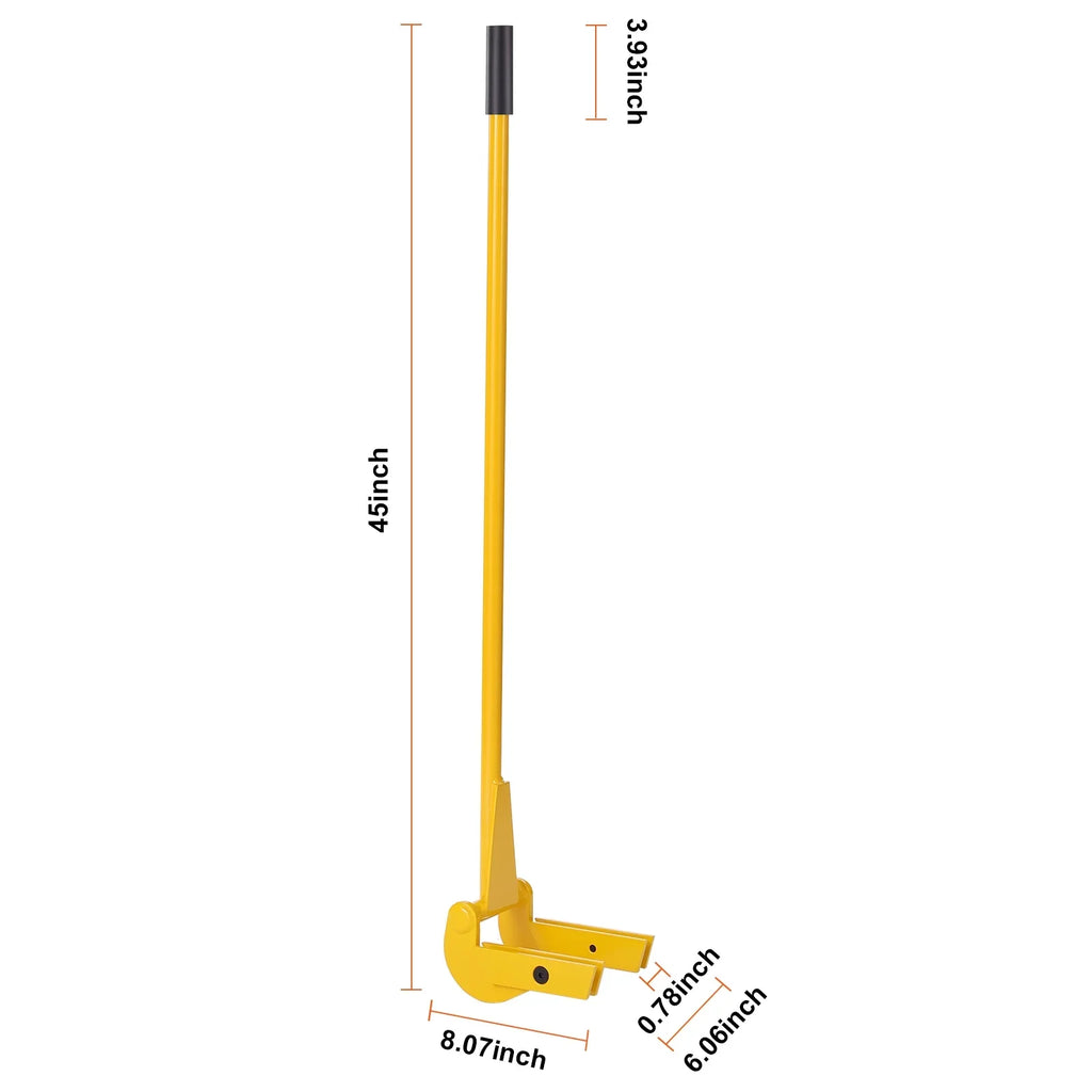 BENTISM Pallet Buster Deck Wrecker Pallet Tool Pry Bar 41-millimeter Handle 2000 lbs