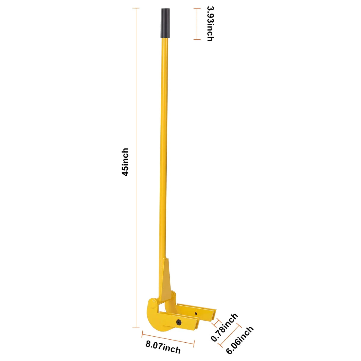 BENTISM Pallet Buster Deck Wrecker Pallet Tool Pry Bar 41-millimeter Handle 2000 lbs