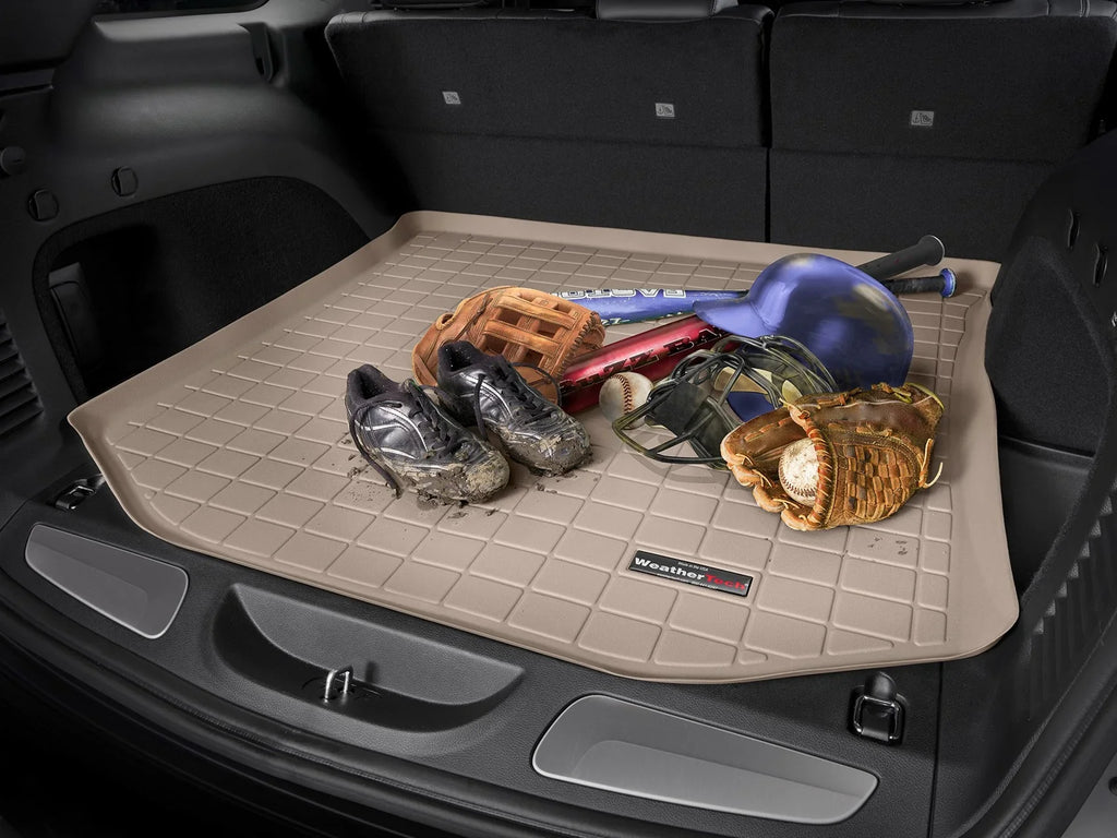 WeatherTech Cargo Trunk Liner with Bumper Protector compatible with Ford Edge ST; Edge - Behind 2nd Row Seating With Bumper Protector; Grey
