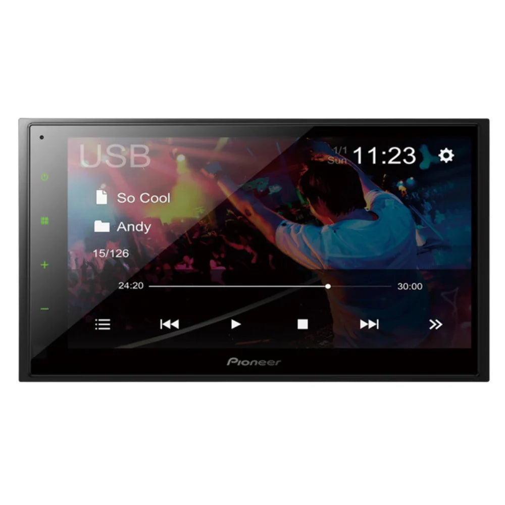 Restored Pioneer DMH-341EX 6.8" Digital Multimedia Receiver w/ Backup Camera (Refurbished)