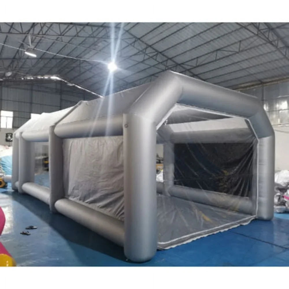 Portable Coat Room Inflatable Tent Car Paint Cabin Air Filter 28x15x10FT