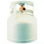 Worthington Cylinders 281149 Vertical Portable Steel LP Tank Cylinders - 4.25 lb.; 9.10"D x 11.80"H