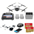Mini 4 Pro Drone Fly More Combo Plus; Bundle with Claw Lanyard Mounting; 20" Foldable Landing Pad; 2x 128GB Memory Card