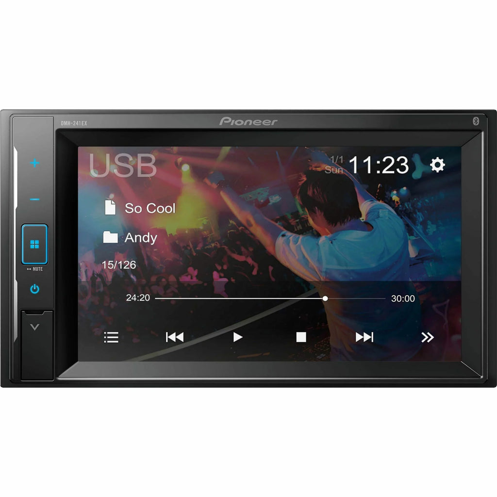 Pioneer DMH-241EX 6.2 inch Touchscreen; Bluetooth Digital Media Receiver - Black