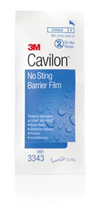3M Cavilon No Sting Barrier Film 3343; 100 Applicators (Pack of 4)