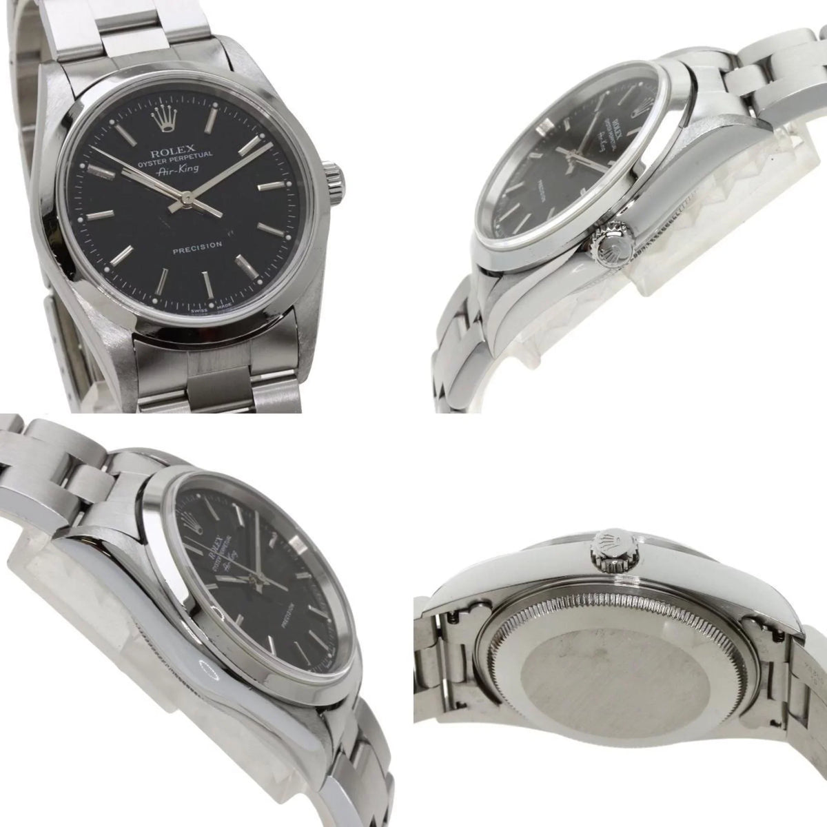 Pre-Owned Rolex 14000M Air King Watch Stainless Steel SS Men's ROLEX (Good)