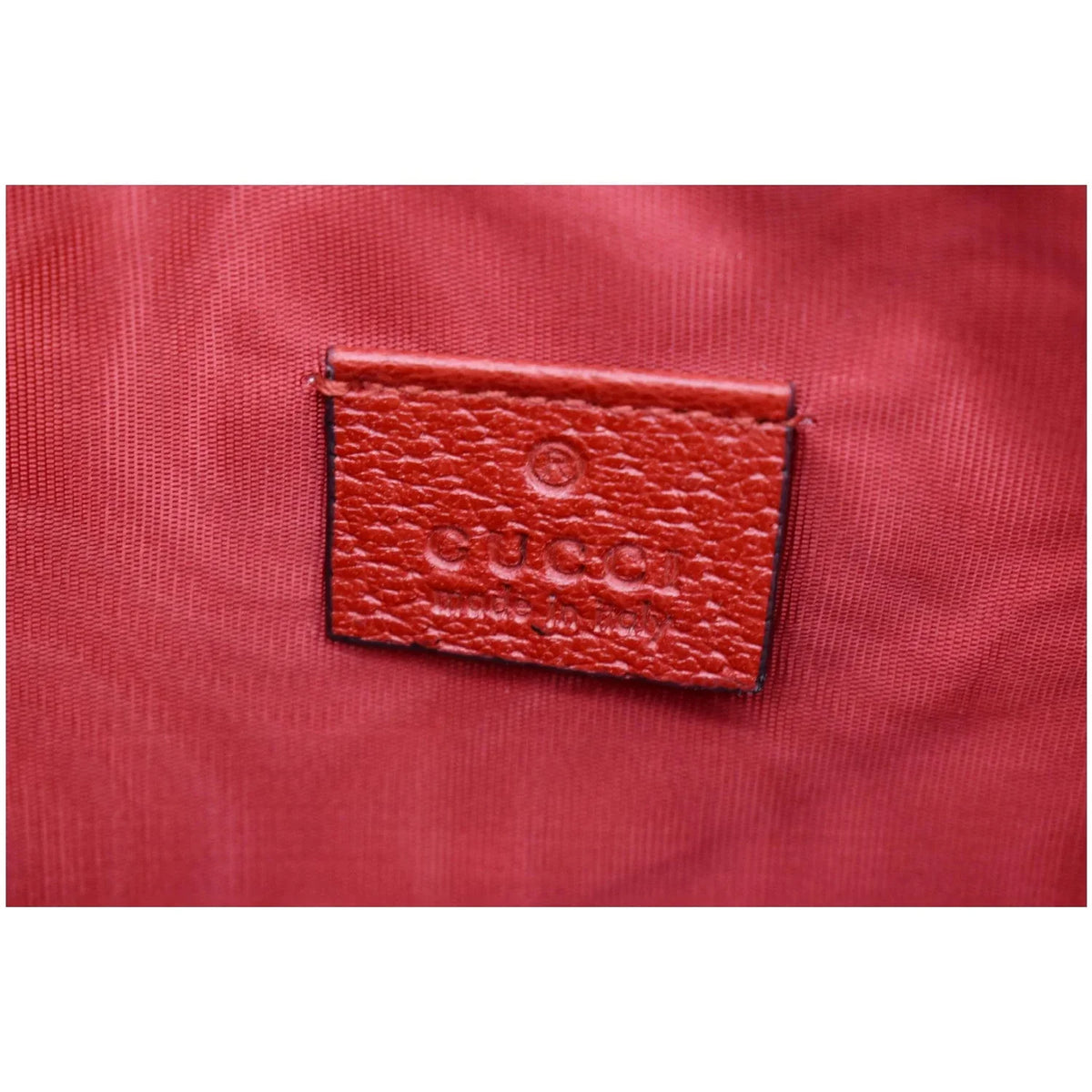 Pre-owned GUCCI Linea Merida Web Stripe Canvas Zip Pouch Multicolor 524788