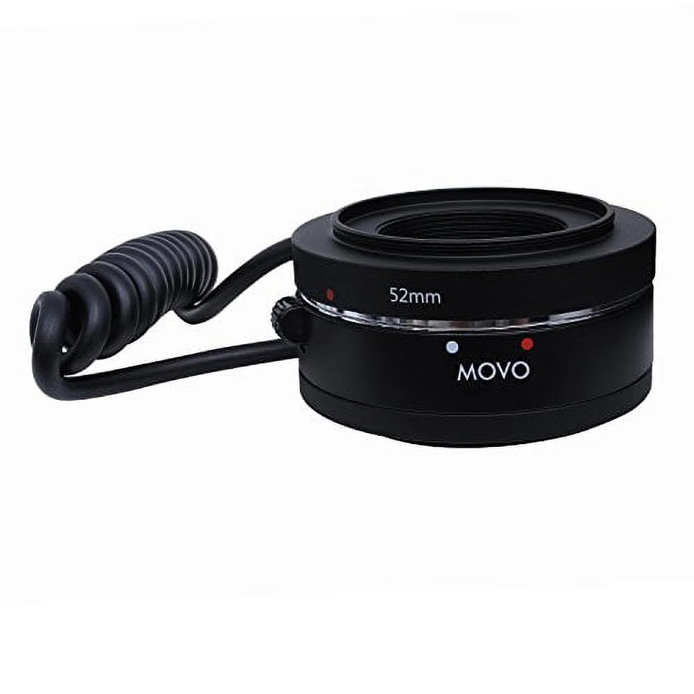 Movo Photo AF Reverse Mount Macro Lens Converter for Canon EOS 80D; 70D; 60D; 50D; 7D; 6D; 5D; 1D; Digital Rebel SL1; T6s; T6i; T5i; T5; T4i & T3i DSLR Cameras